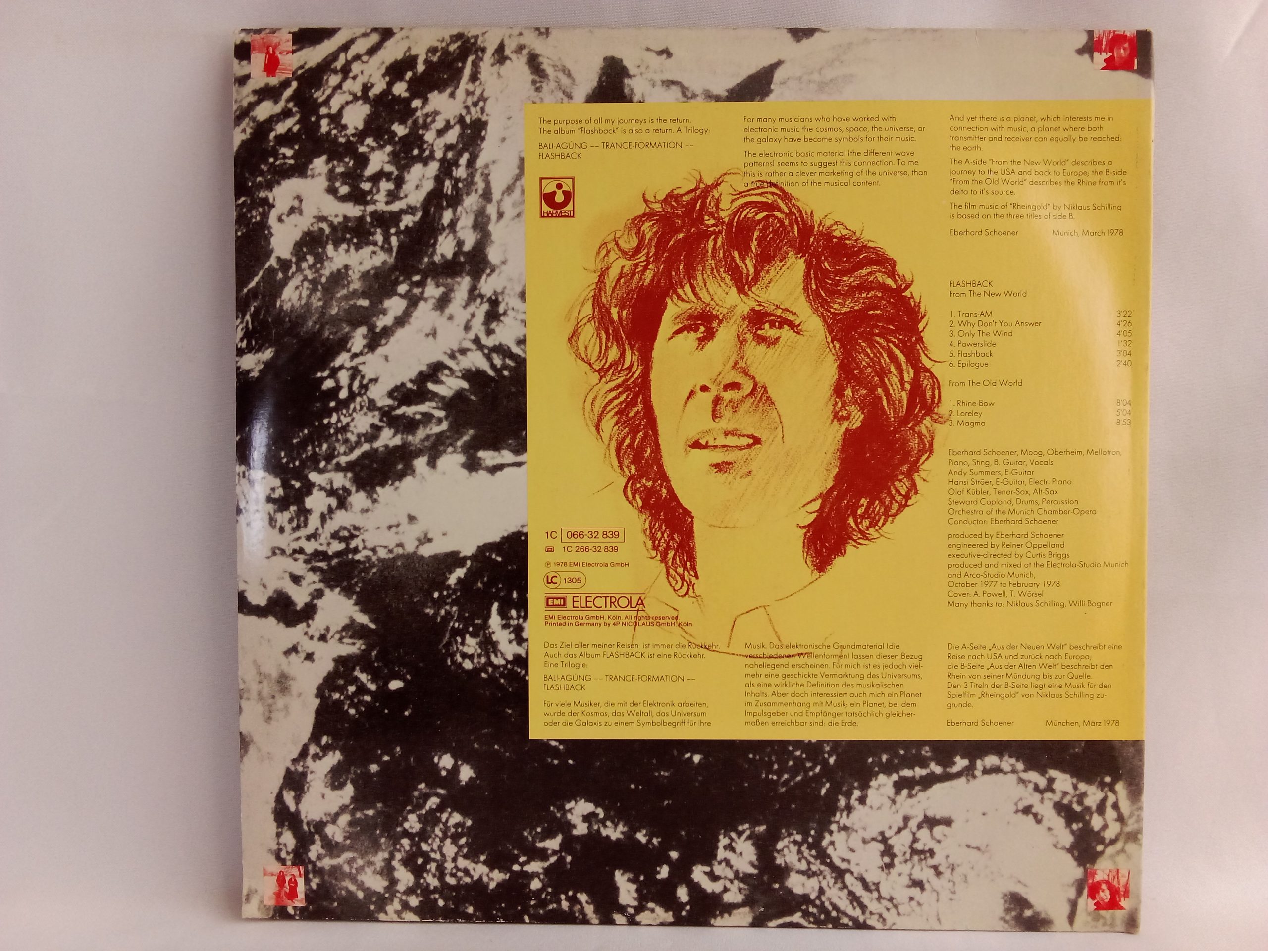 Vinilos de Rock, Eberhard Schoener: Flashback, Eberhard Schoener, Krautrock, Clásica Moderna, Rock Progresivo, Venta vinilos online, Vinilos de época, Vinilos Chile