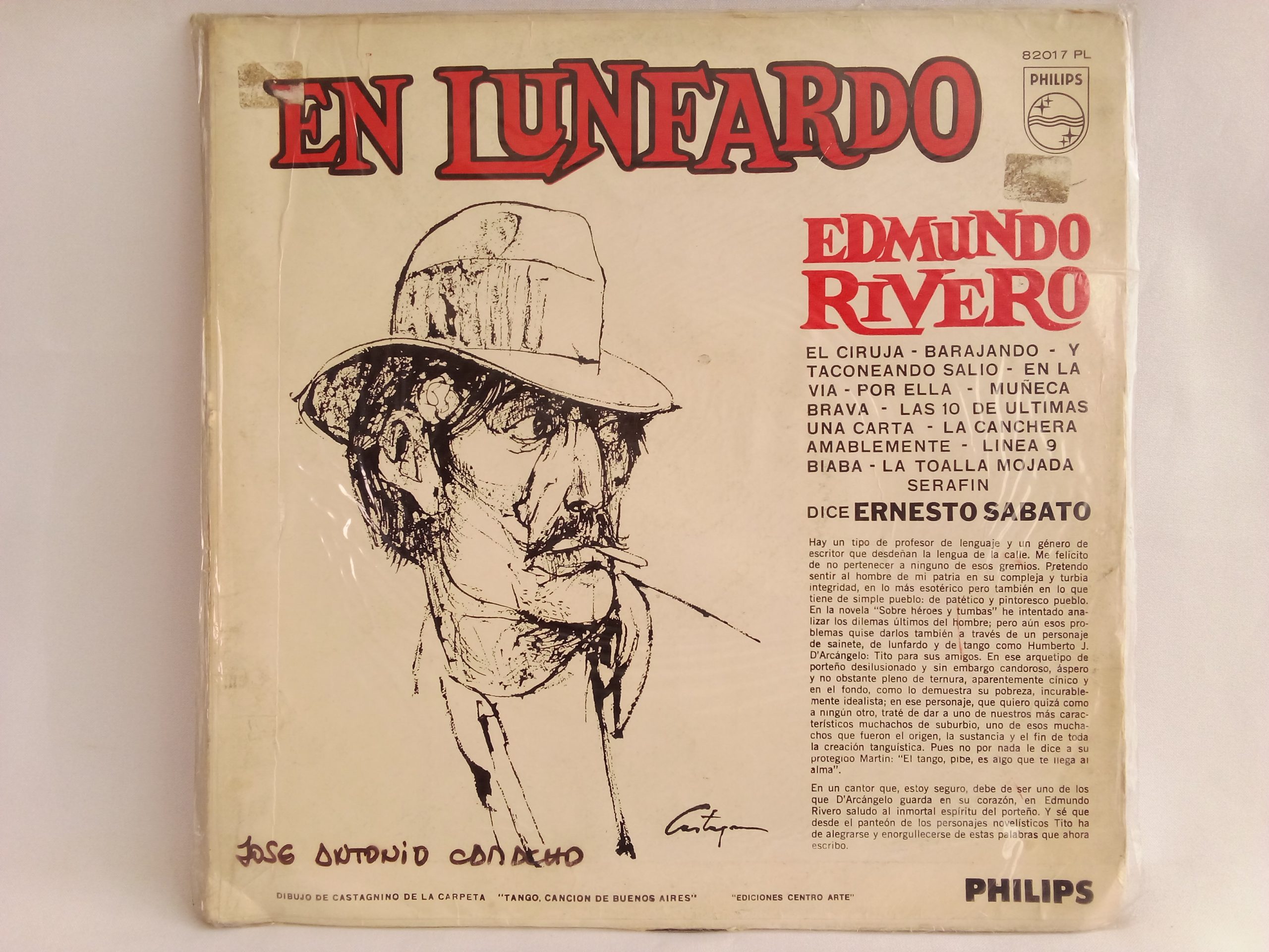 Vinilos Baratos, Edmundo Rivero: En Lunfardo, Edmundo Rivero, Tango, Venta vinilos de Tango, Vinilos de época, Tienda vinilos online, Venta Vinilos Online