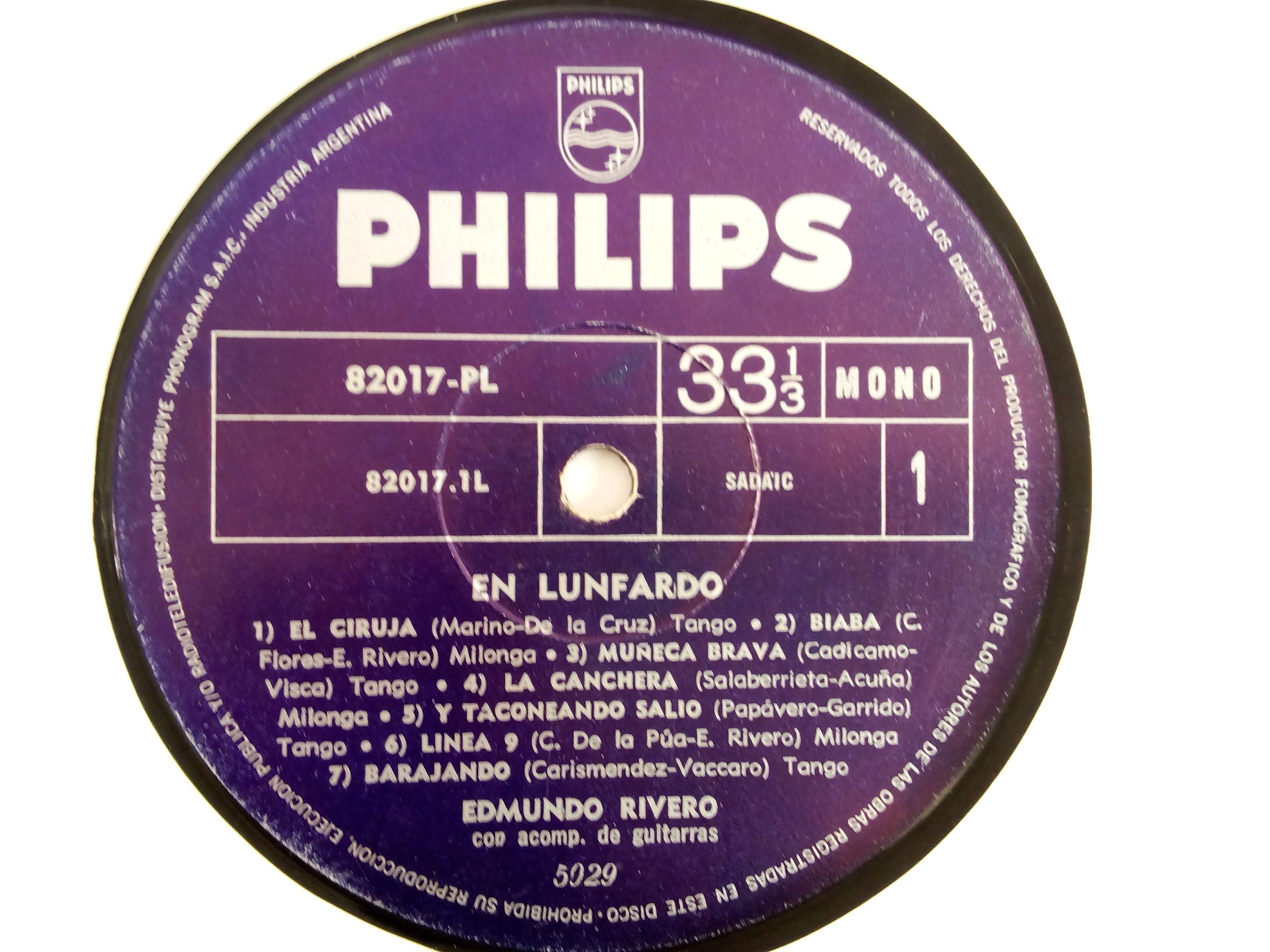 Vinilos Baratos, Edmundo Rivero: En Lunfardo, Edmundo Rivero, Tango, Venta vinilos de Tango, Vinilos de época, Tienda vinilos online, Venta Vinilos Online