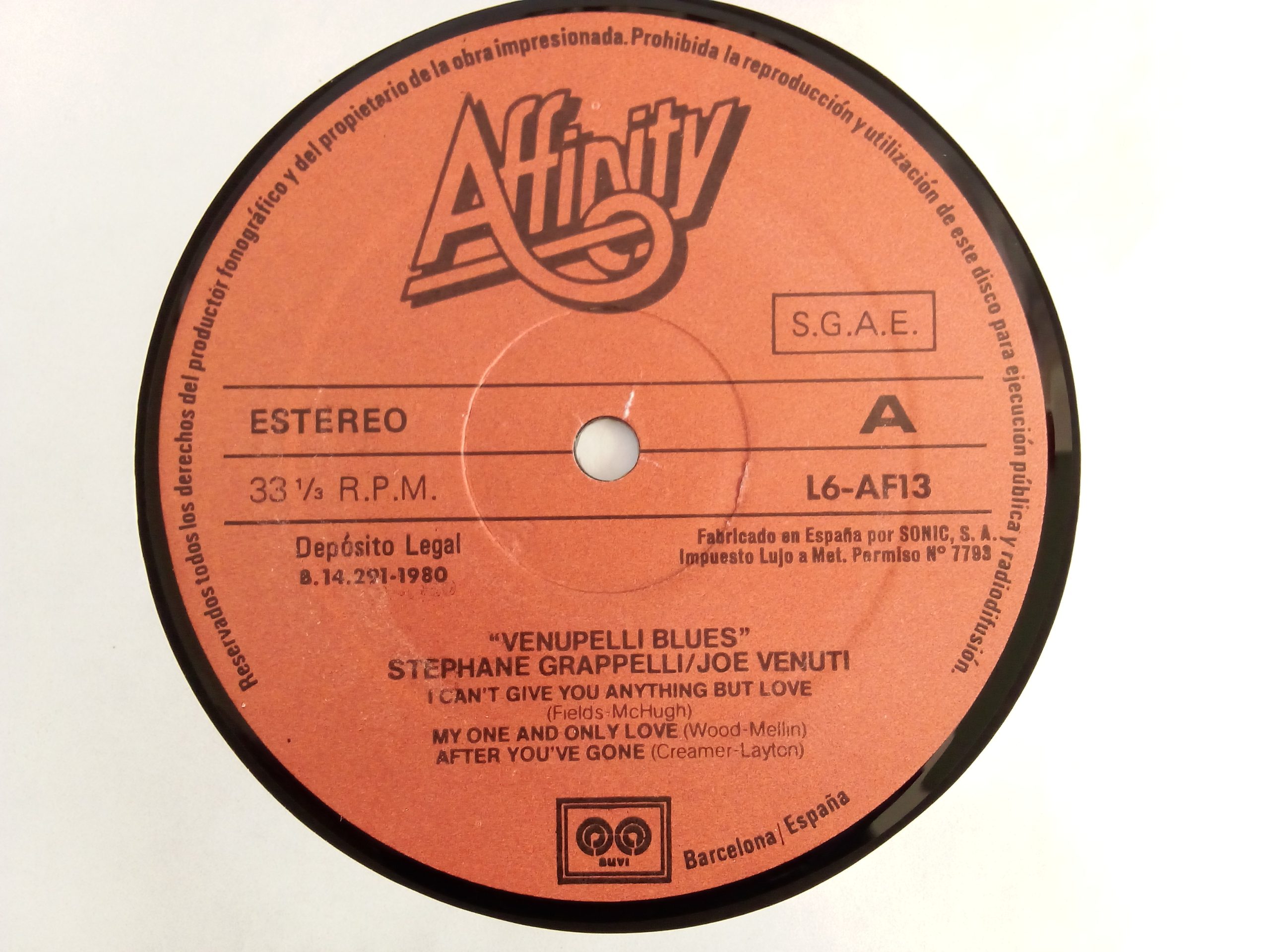 Venta Vinilos de Jazz, Stephane Grappelli / Joe Venuti: Venupelli Blues, Stephane Grappelli. Joe Venuti, Jazz, Tienda vinilos Chile, Venta Online Vinilos