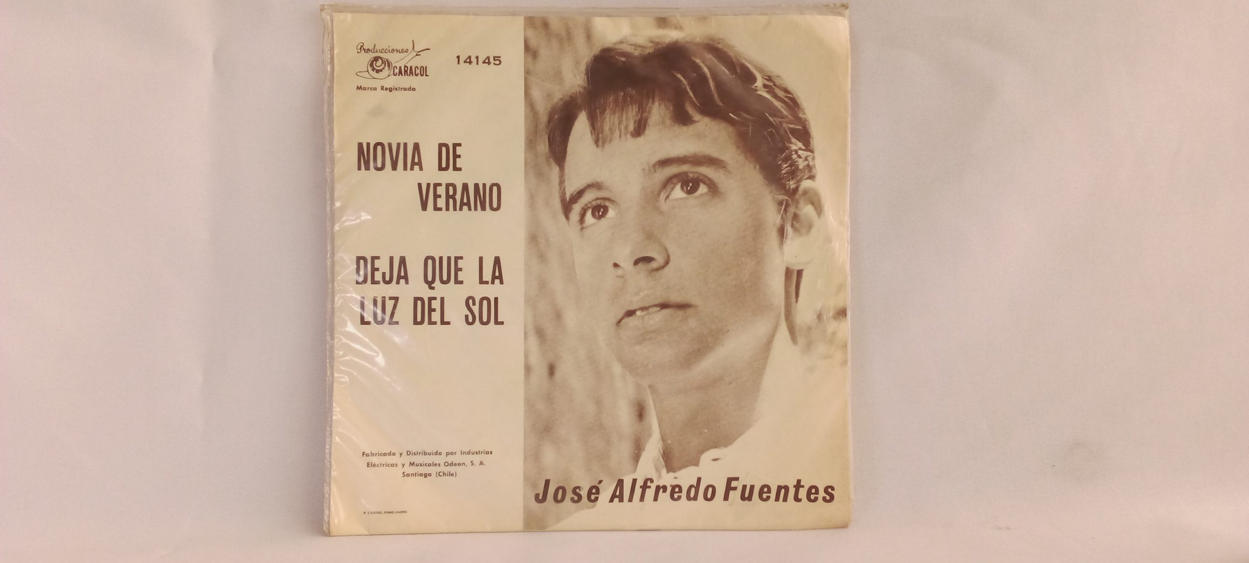 Vinilos Originales Chilenos, José Alfredo Fuentes: Novia de Verano, José Alfredo Fuentes, Nueva Ola Chilena, Música Popular Chilena, venta vinilos online, Vinilos Santiago Chile