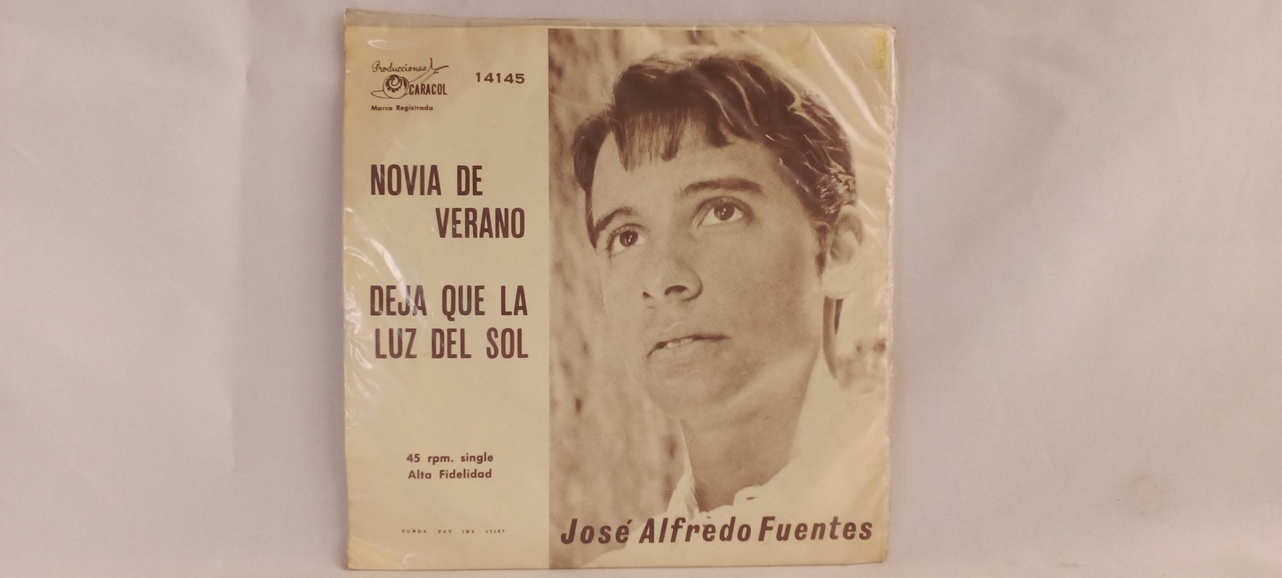 Vinilos Originales Chilenos, José Alfredo Fuentes: Novia de Verano, José Alfredo Fuentes, Nueva Ola Chilena, Música Popular Chilena, venta vinilos online, Vinilos Santiago Chile