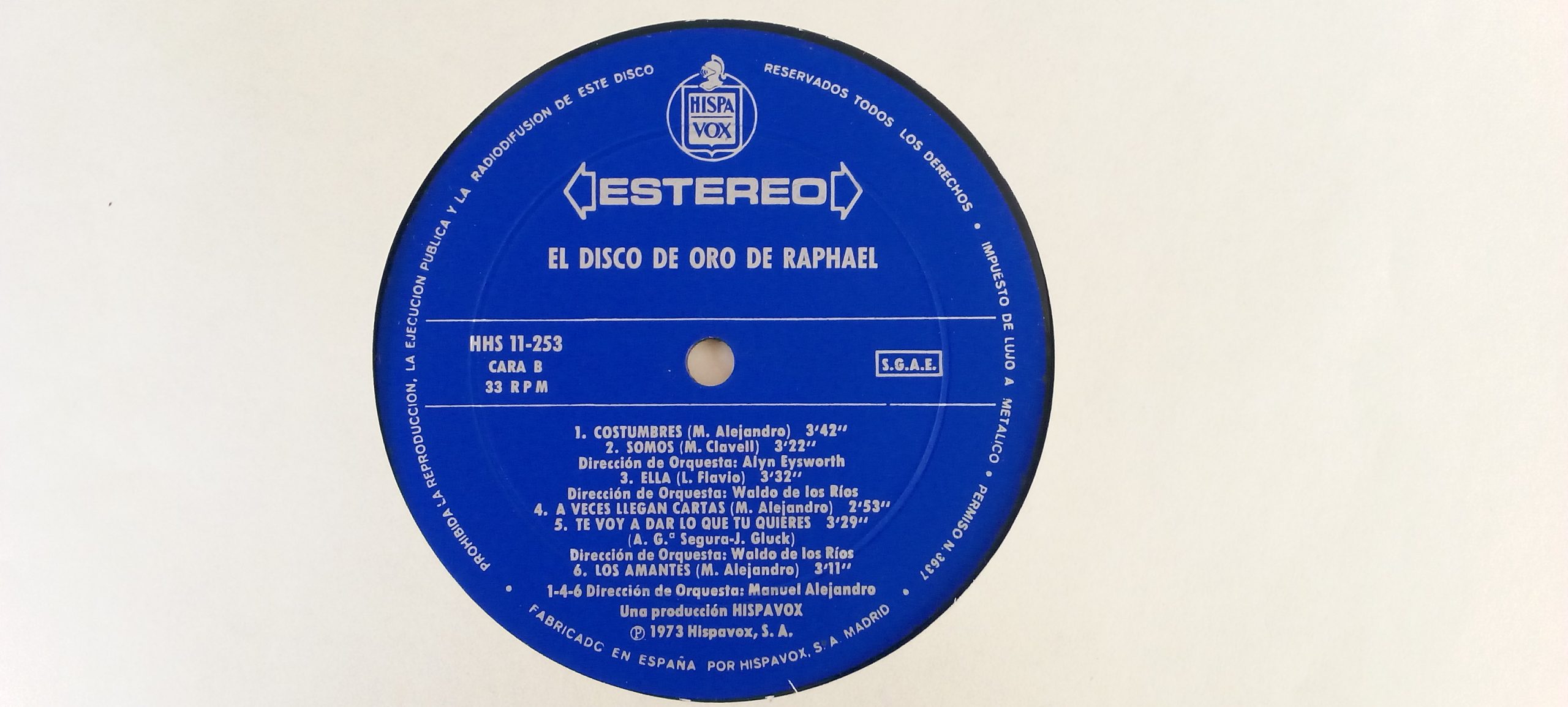 Venta Online de vinilos, Raphael: El Disco De Oro De Raphael, Raphael, Balada, Música Popular Española, vinilos en español, tienda de vinilos Santiago a Chile