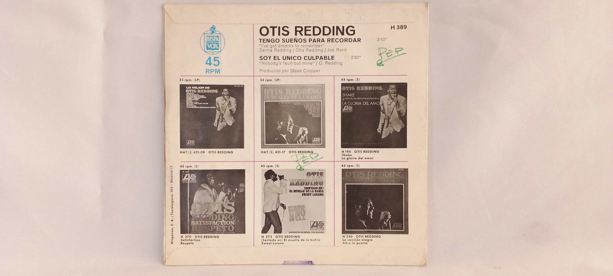 Vinilos de Soul, Otis Redding: I've Got Dreams To Remember, Otis Redding, Rhythm & Blues, Soul, venta vinilos de Rhythm & Blues, vinilos de Soul Chile, Tienda de vinilos en Santiago, vinilos en Oferta