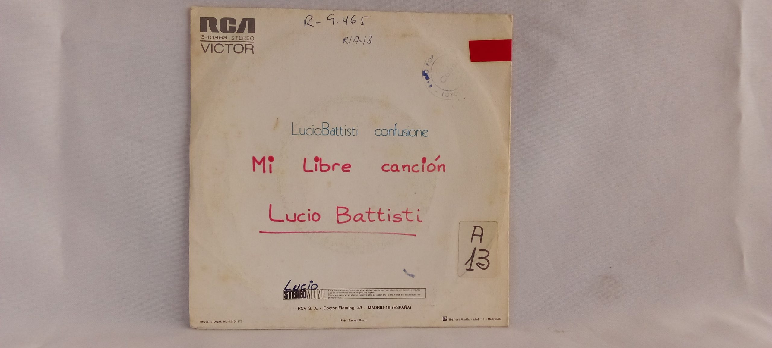 Vinilos en Oferta, Lucio Battisti: Il Mio Canto Libero, Lucio Battisti, Canción Italiana, discos de vinilo en oferta, Tienda de vinilos Ñuñoa